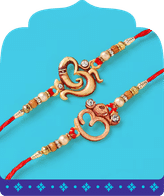 Gold Rakhi